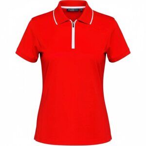 Slazenger Golf Polo Shirt Women's Sz M Red #90B